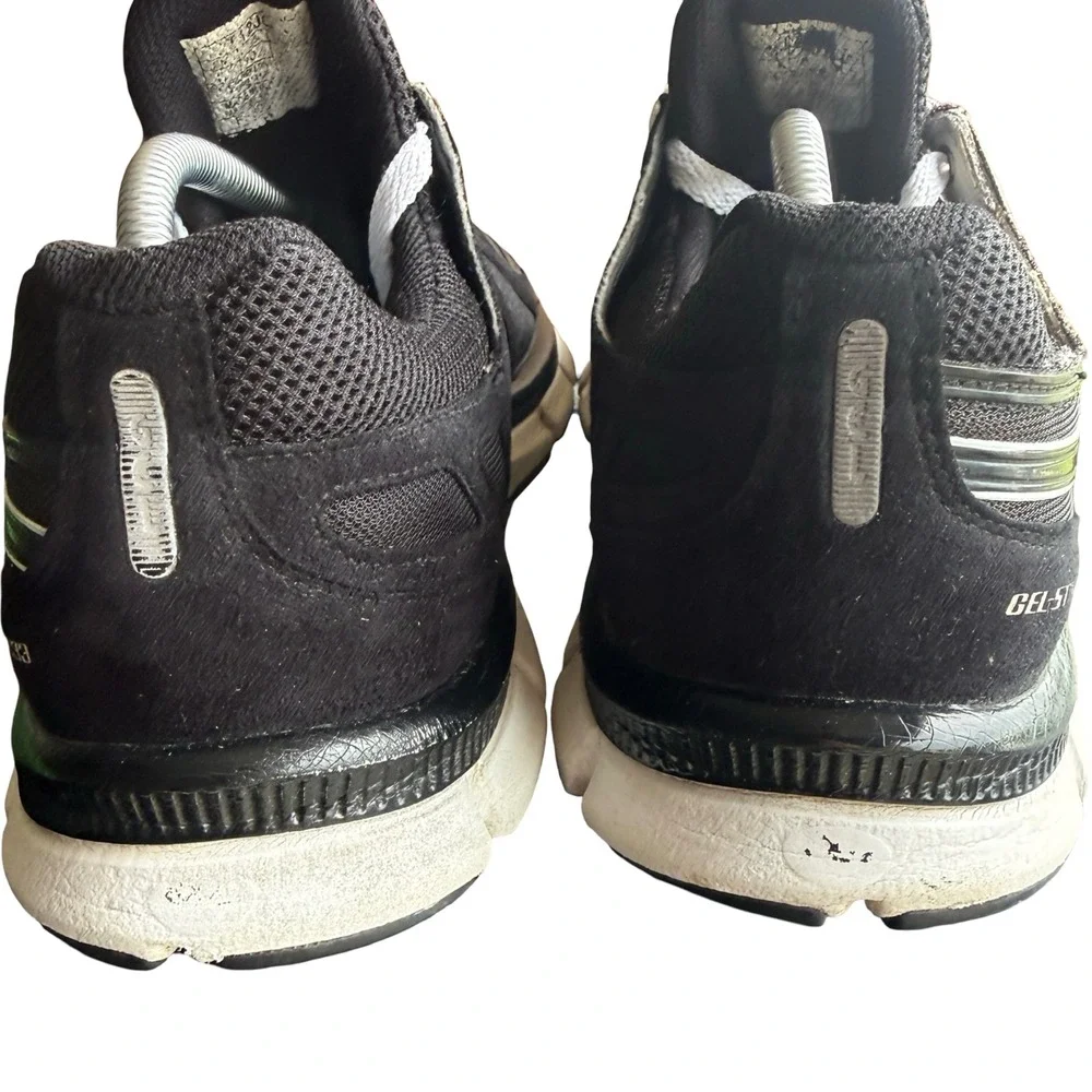 Asics Gel-Sting 33 Running Shoes Mens 10.5 Black Athletic Sneakers